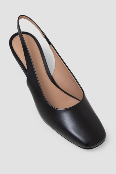 туфли  модель knot из льна спереди