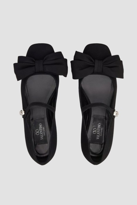 туфли  модель mary-jane из шелка спереди