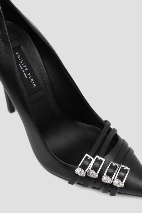 туфли  из льна спереди