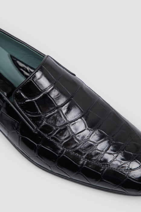 туфли  из кожи спереди