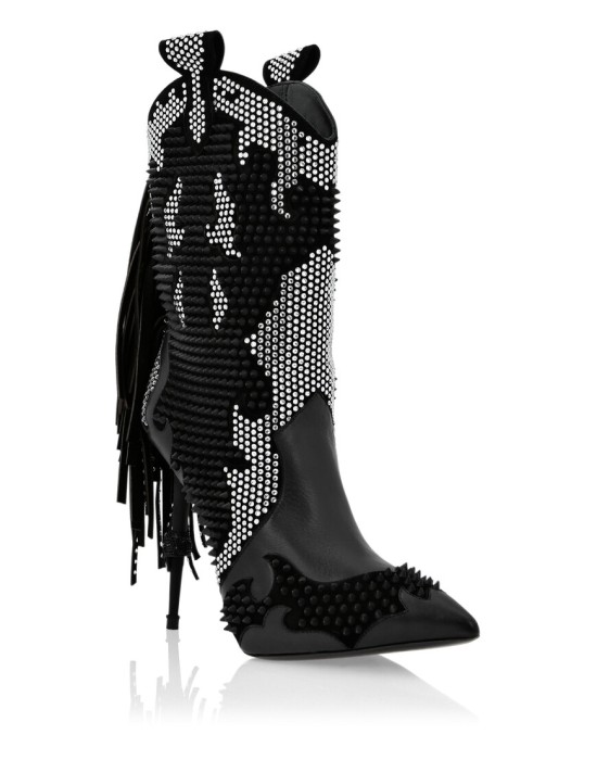 туфли  от бренда philipp plein вид слева