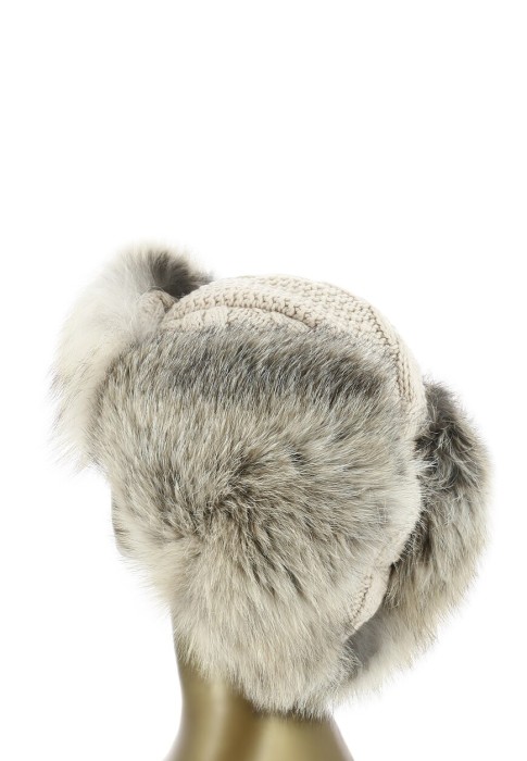 ушанка  из италии вид сбоку