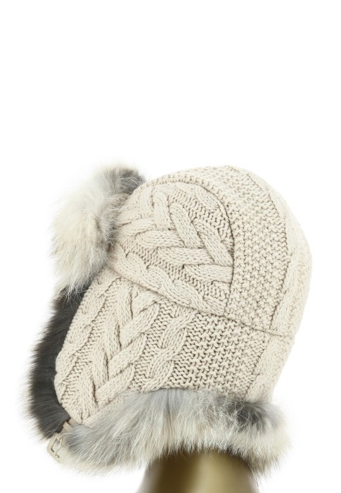 ушанка  из проверенных материалов спереди