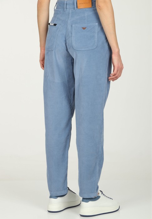 вельвтовые брюки  из италии вид сбоку