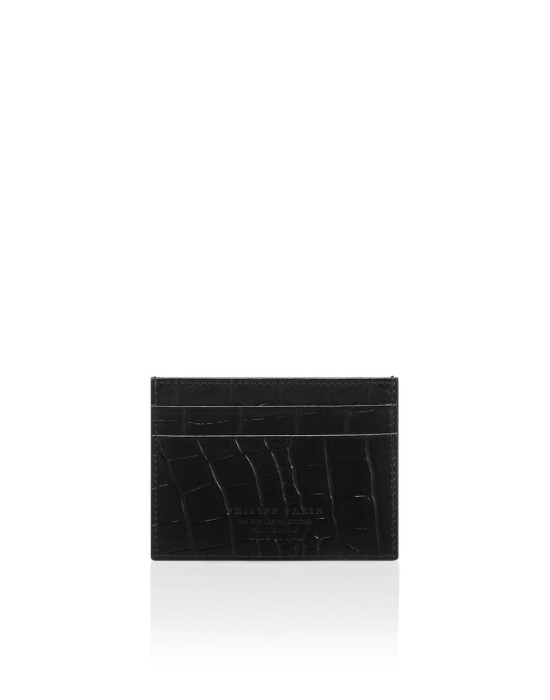 визитница  от бренда philipp plein вид слева
