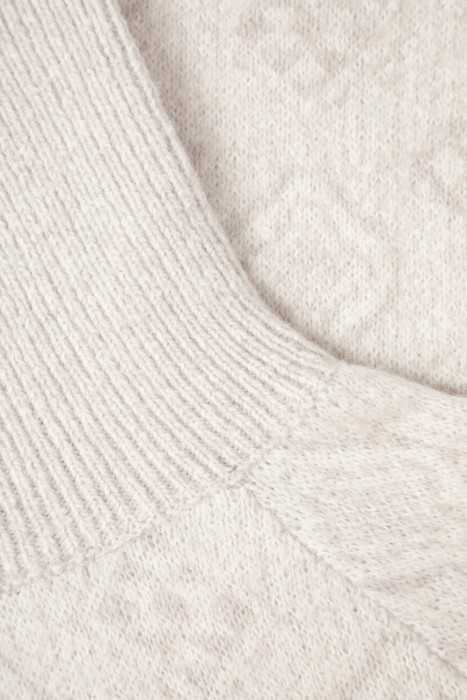 водолазка  модель geometric jacquard из хлопка спереди