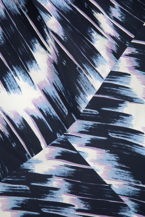 юбка  дизайнерского кроя из шелка спереди