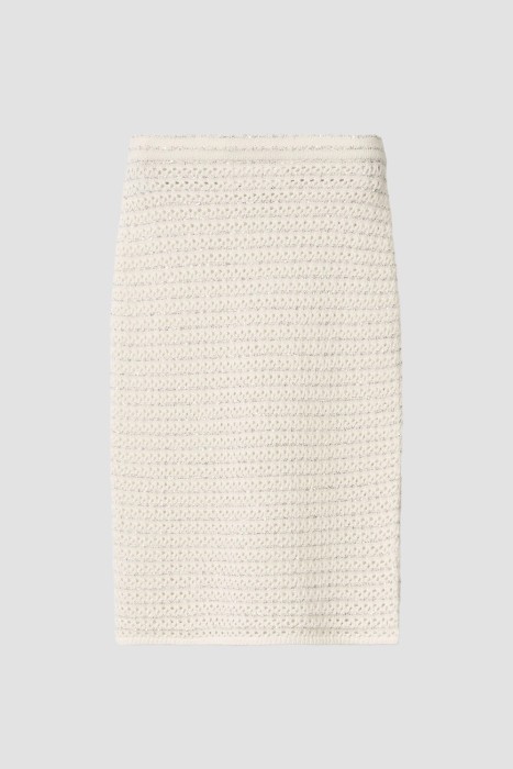 юбка fabiana fillippi из хлопка спереди