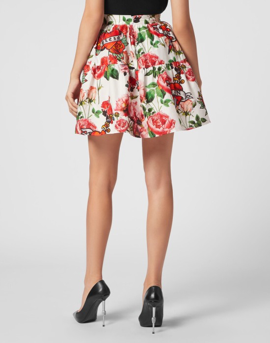 юбка мини  из америки вид сбоку