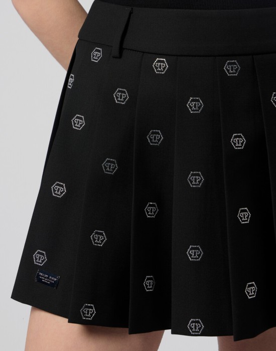 юбка мини  из проверенных материалов спереди