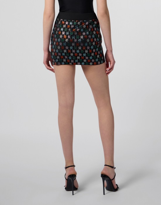 юбка мини  из америки вид сбоку