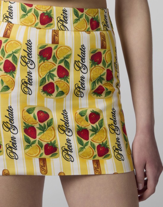 юбка мини  из проверенных материалов спереди