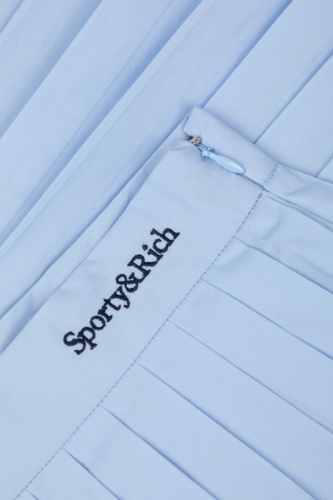 юбка sporty rich модель serif anae из хлопка спереди