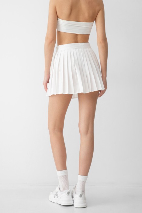 юбка sporty rich модель serif anae от бренда sporty & rich вид слева