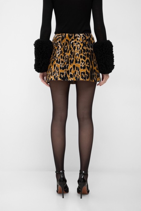 юбка  от бренда alaia вид слева