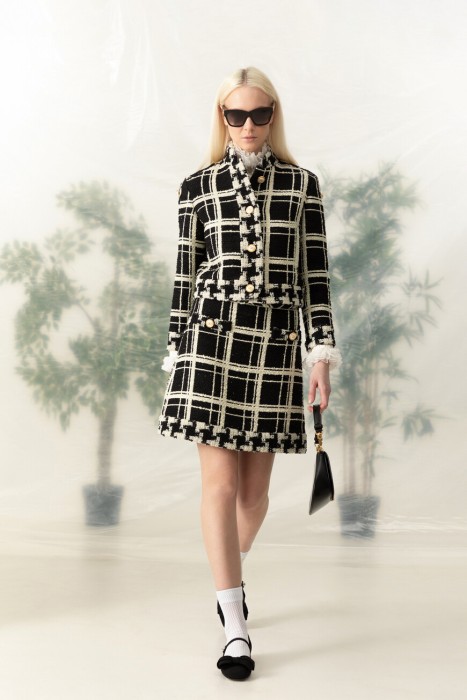 юбка  из шерсти спереди