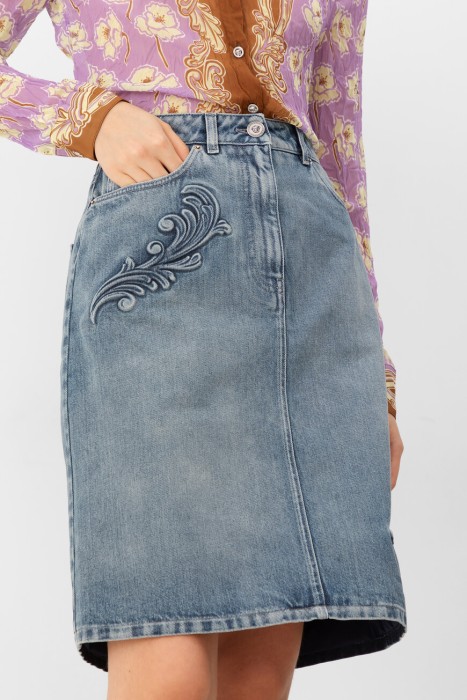 юбка  из италии вид сбоку