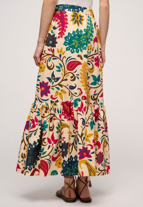 юбка  из италии вид сбоку