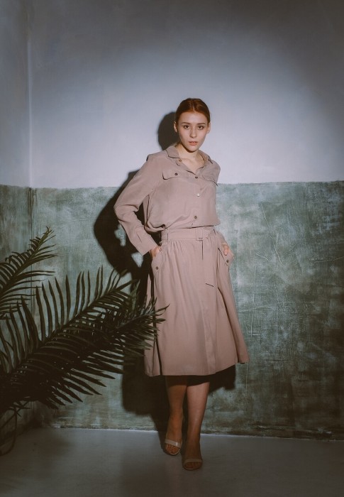 юбка  от бренда max&moi вид слева