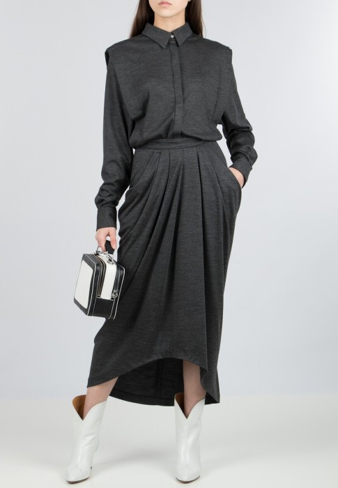 юбка  от бренда isabel marant вид слева