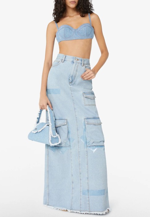 юбка  от бренда gcds вид слева