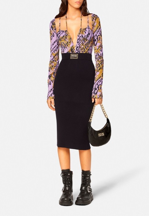 юбка  от бренда versace jeans couture вид слева