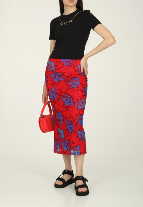 юбка  от бренда versace jeans couture вид слева