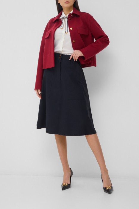 юбка  из хлопка спереди