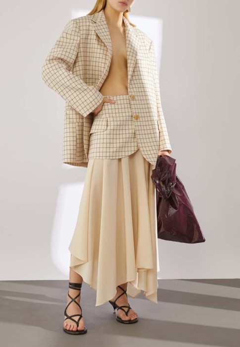 юбка  от бренда erika cavallini вид слева