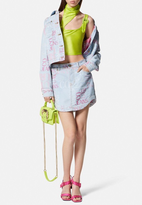 юбка  от бренда versace jeans couture вид слева