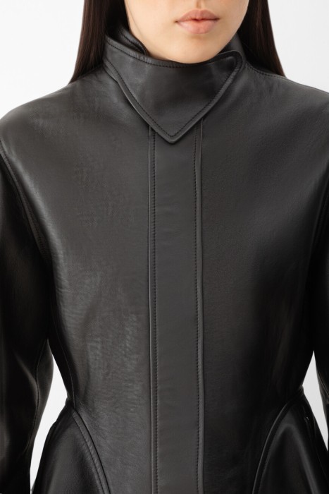 жакет  модель peplum из франции вид сбоку