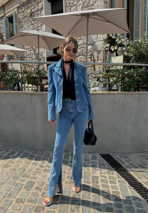 жакет  из италии вид сбоку