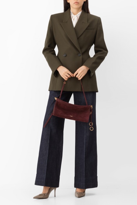 жакет  из хлопка спереди