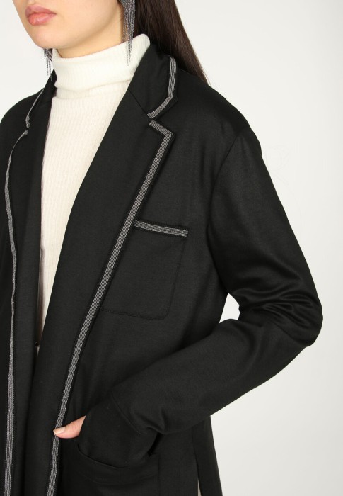 жакет  универсального стиля с лицевой стороны
