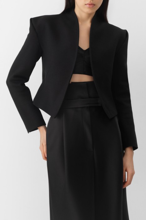 Товар с артикулом CROPPED ONYX JACKET вид сзади