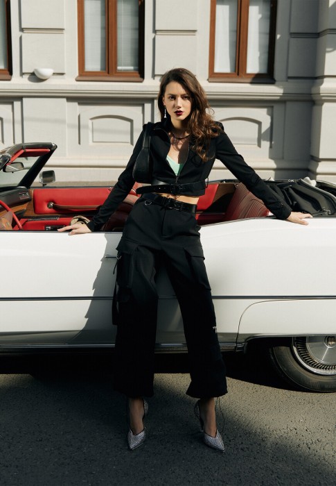 жакет  из италии вид сбоку