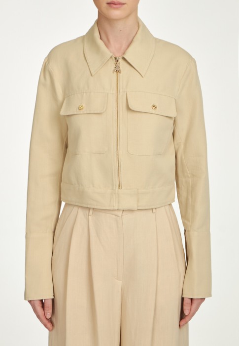 Товар бежевого цвета с внутренней стороны