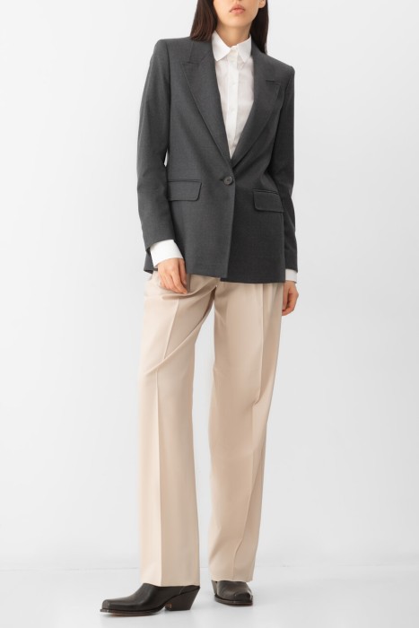 жакет  из шерсти спереди