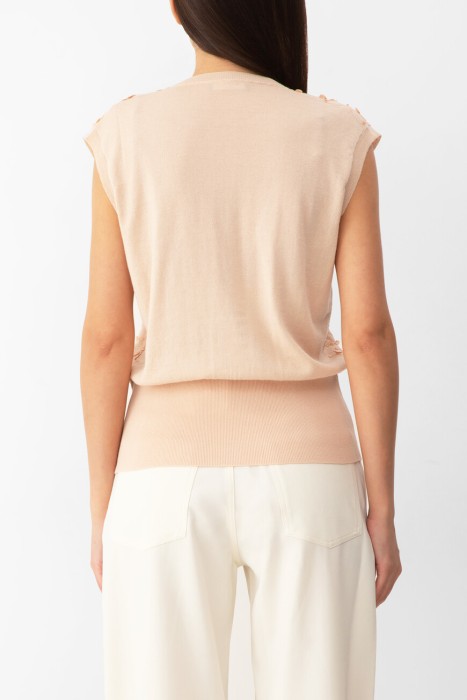 жилет fabiana fillippi от бренда fabiana filippi вид слева