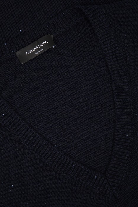 жилет fabiana fillippi из хлопка спереди