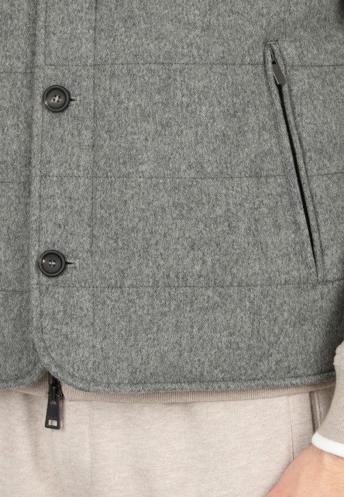 жилет gent`l milano из проверенных материалов спереди