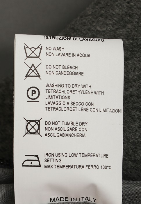 жилет gent`l milano для взрослого возраста с изнаночной стороны