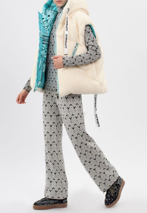 жилет с капюшоном  от бренда khrisjoy вид слева