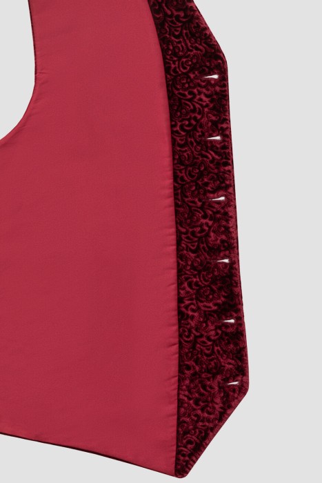 жилет свадебный  из америки вид сбоку