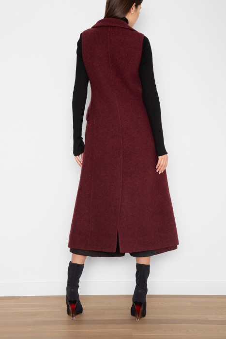 жилет  удлиненный от бренда dior вид слева