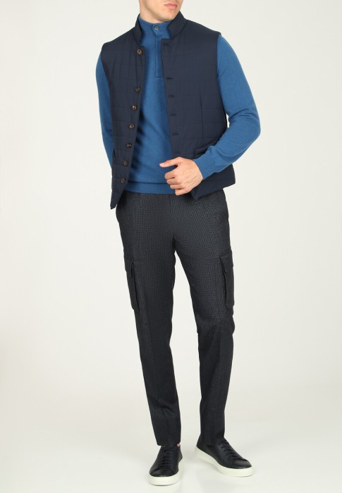 жилет  от бренда corneliani вид слева