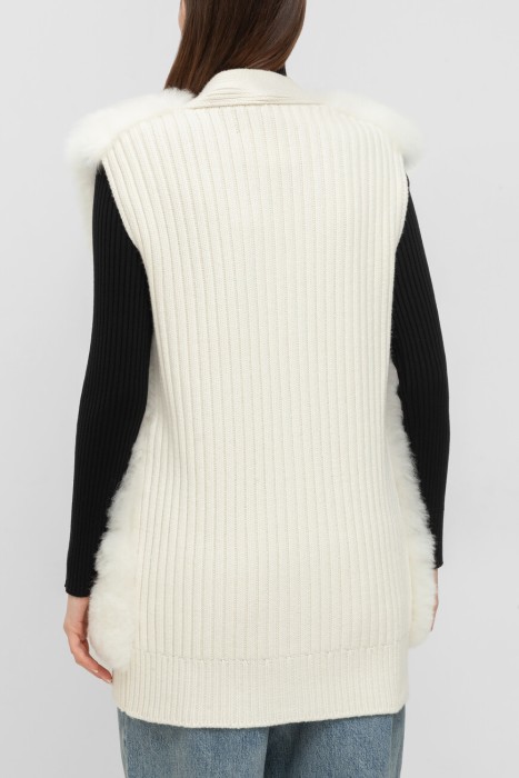 жилет  от бренда fabiana filippi вид слева