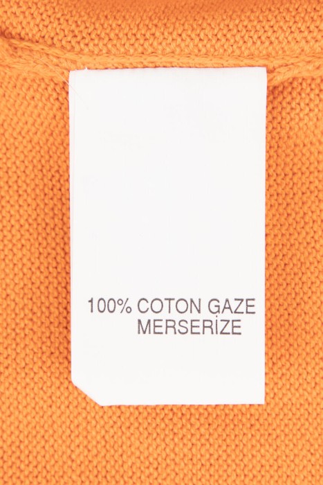 Товар оранжевого цвета с внутренней стороны