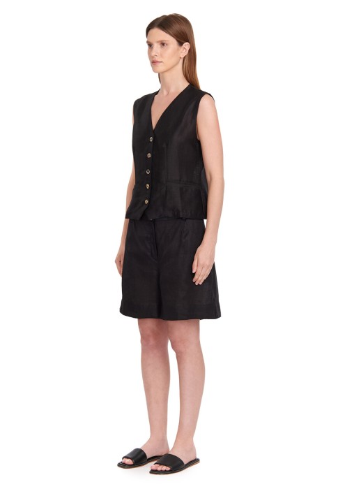 жилет  от бренда positano couture by blitz вид слева