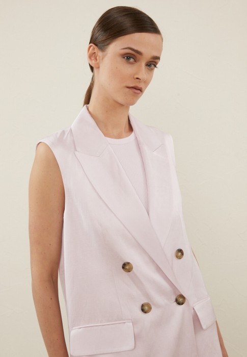 жилет  из италии вид сбоку